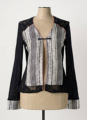Veste casual coupe cintrée noir QUATTRO femme