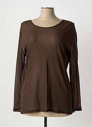 T-shirt manches longues manches longues marron JUMFIL femme
