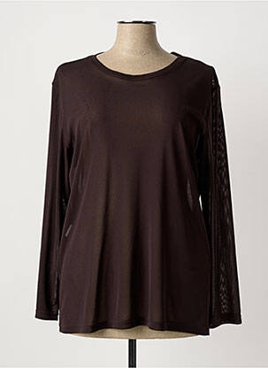 T-shirt manches longues manches longues marron JUMFIL femme