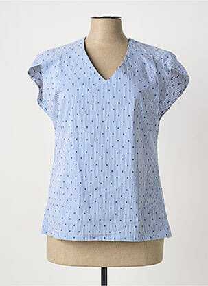 Blouse bleu QUATTRO femme