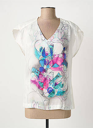 Top blanc QUATTRO femme