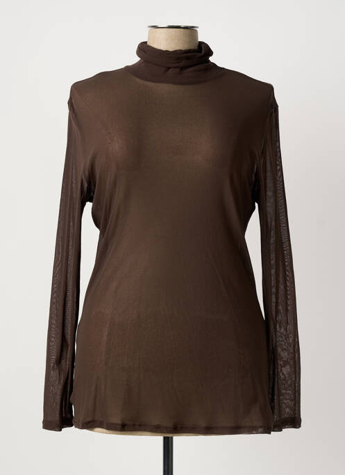T-shirt manches longues manches longues marron JUMFIL femme