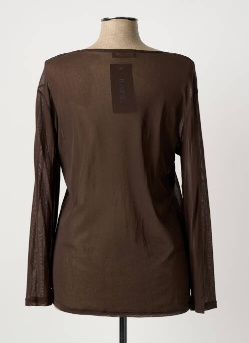T-shirt manches longues manches longues marron JUMFIL femme