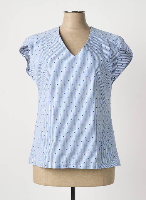 Blouse bleu QUATTRO femme