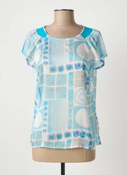 Top bleu QUATTRO femme