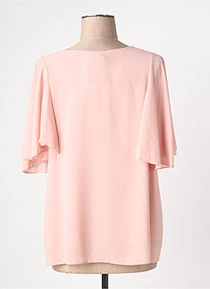 Blouse manches courtes manches courtes rose QUATTRO femme