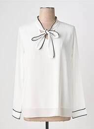 Blouse manches longues manches longues blanc QUATTRO femme