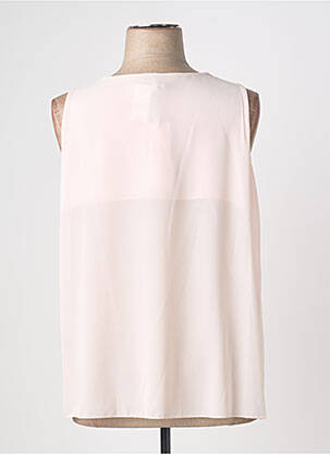 Top coupe fluide sans manche rose QUATTRO femme