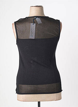 Top stretch sans manche noir QUATTRO femme