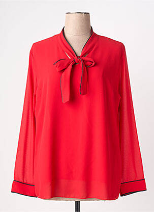 Blouse rouge QUATTRO femme
