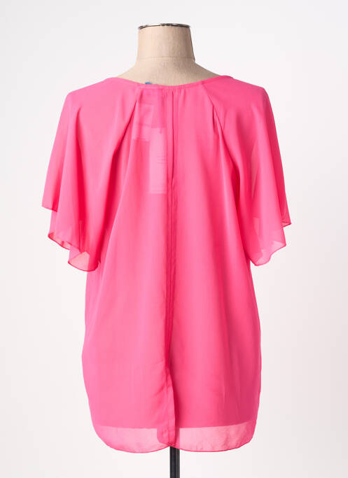 Blouse manches courtes manches courtes rose QUATTRO femme