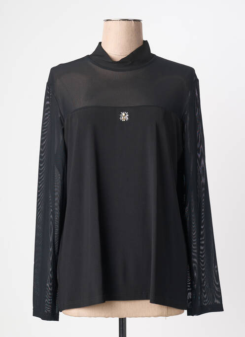 Top stretch manches longues noir JUMFIL femme