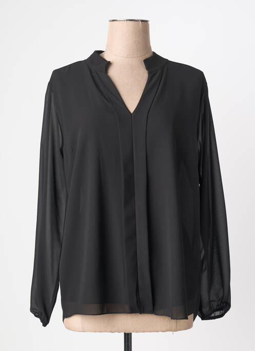 Blouse manches longues manches longues noir QUATTRO femme