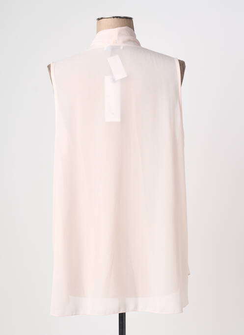Top coupe fluide sans manche rose QUATTRO femme