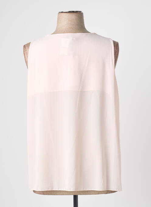 Top coupe fluide sans manche rose QUATTRO femme