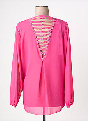 Blouse manches longues manches longues rose QUATTRO femme