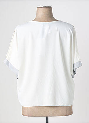 Top manches courtes manches courtes blanc QUATTRO femme