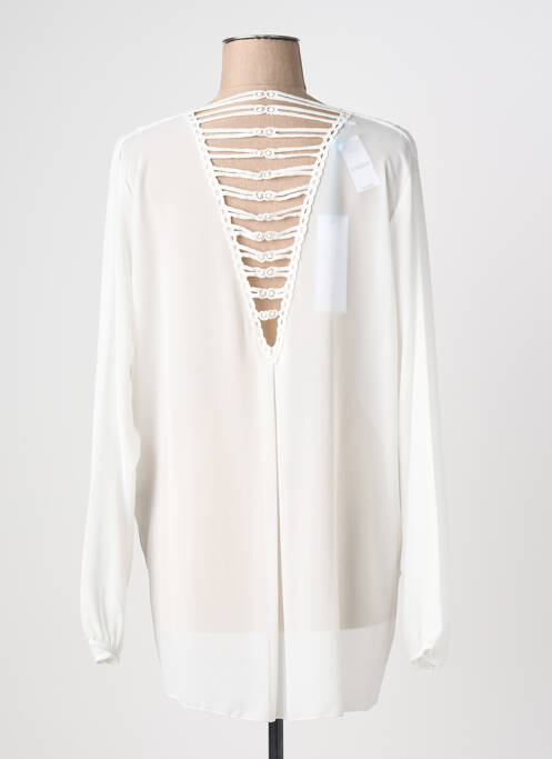 Blouse manches longues manches longues blanc QUATTRO femme