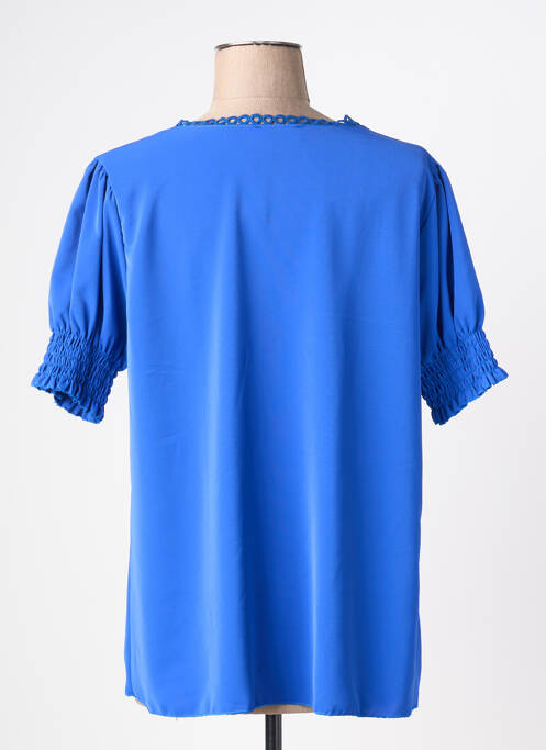 Top manches courtes manches courtes bleu QUATTRO femme