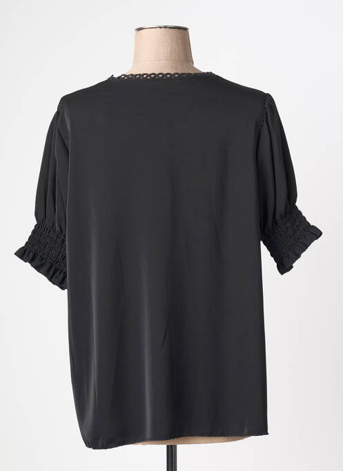 Top manches courtes manches courtes noir QUATTRO femme