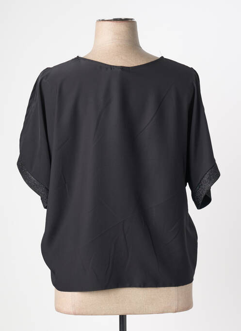 Top manches courtes manches courtes noir QUATTRO femme