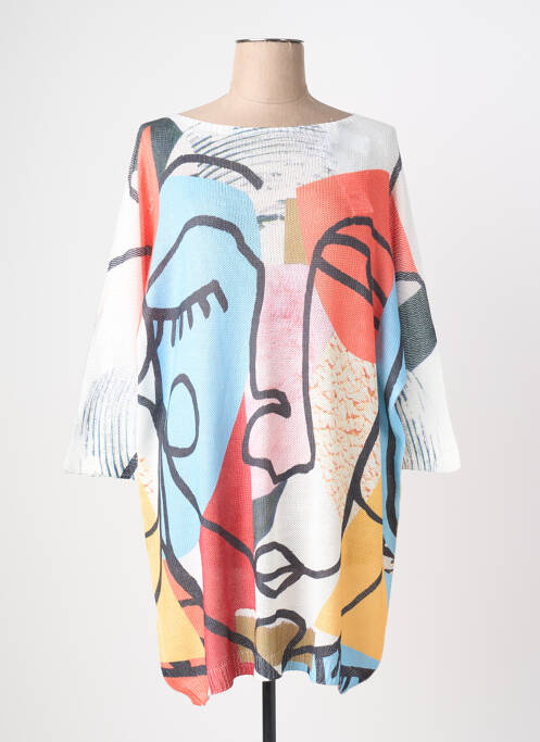 Tunique manches longues blanc QUATTRO femme