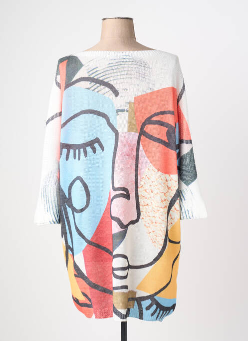 Tunique manches longues blanc QUATTRO femme