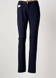 Pantalon slim taille élastique taille normale bleu JUMFIL femme