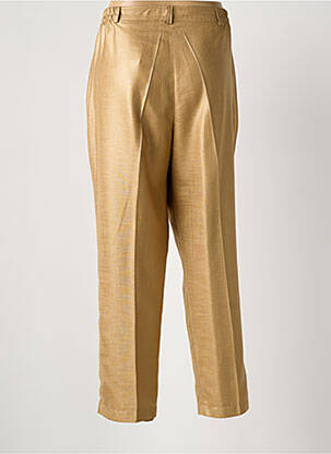 Pantalon 7/8 taille à pinces taille normale or JUMFIL femme