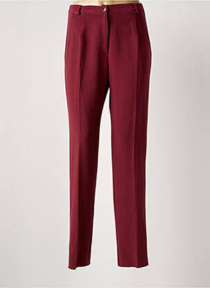 Pantalon slim taille haute taille haute rouge JUMFIL femme
