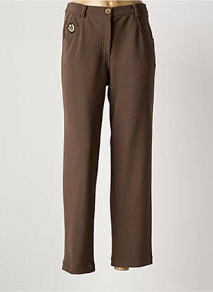Pantalon slim stretch taille normale vert JUMFIL femme