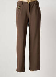 Pantalon slim stretch taille normale vert JUMFIL femme