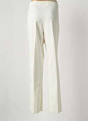 Pantalon droit tissage crêpe taille normale beige JUMFIL femme