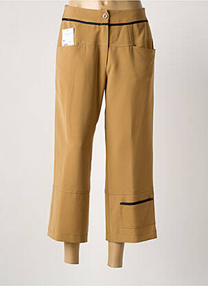 Pantalon 7/8 taille élastique taille normale marron JUMFIL femme