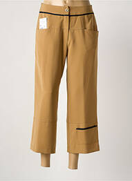 Pantalon 7/8 taille élastique taille normale marron JUMFIL femme