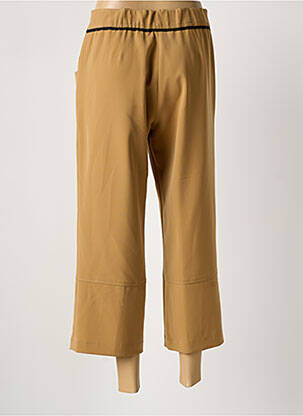 Pantalon 7/8 taille élastique taille normale marron JUMFIL femme