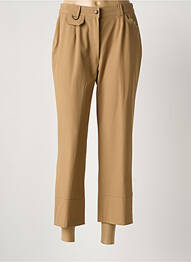 Pantalon 7/8 taille haute taille haute marron JUMFIL femme