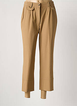 Pantalon 7/8 taille haute taille haute marron JUMFIL femme