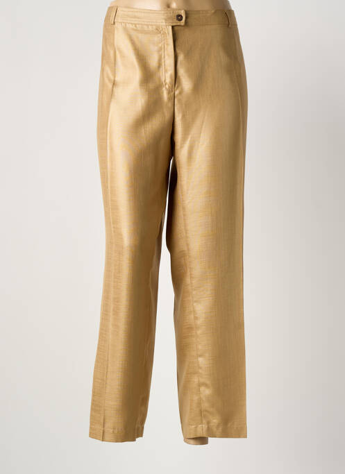 Pantalon 7/8 taille à pinces taille normale or JUMFIL femme