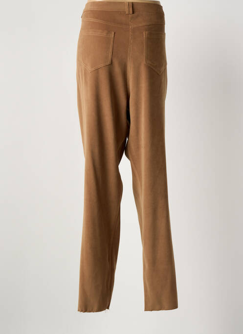 Jeans coupe slim stretch taille normale marron JUMFIL femme