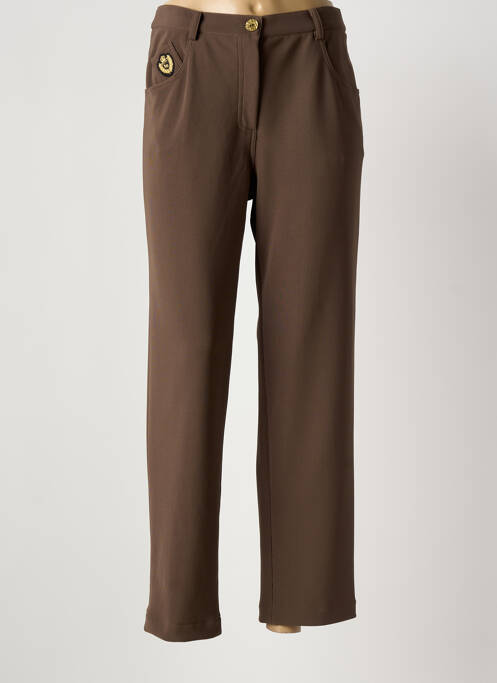 Pantalon slim stretch taille normale vert JUMFIL femme