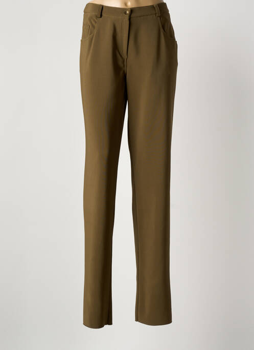 Pantalon slim stretch taille normale vert JUMFIL femme