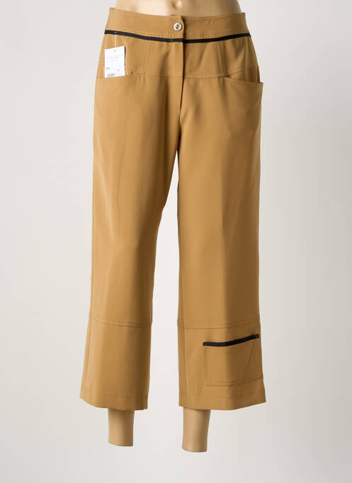 Pantalon 7/8 taille élastique taille normale marron JUMFIL femme