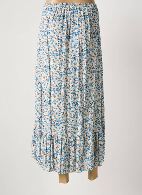 Jupe longue coupe évasée bleu QUATTRO femme