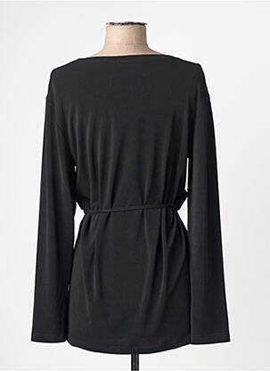 Tunique manches longues col rond noir JUMFIL femme
