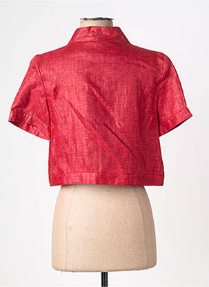 Veste chic col v rouge QUATTRO femme