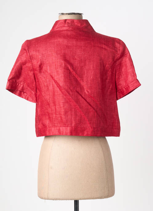 Veste chic col v rouge QUATTRO femme