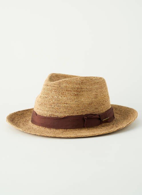Chapeau forme chapeau paille marron STETSON homme