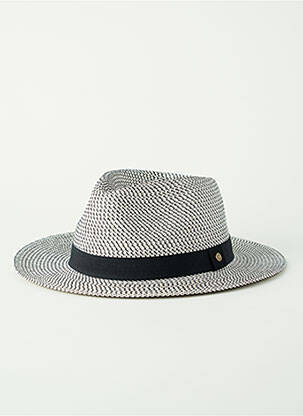 Chapeau forme chapeau paille noir HOUSE OF ORD homme