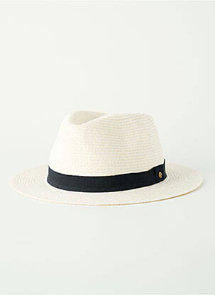 Chapeau forme chapeau paille blanc HOUSE OF ORD homme